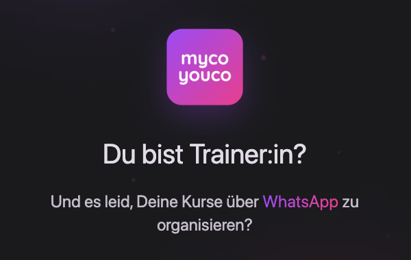 Video: Trainings und Kurse organisieren mit mycoyouco